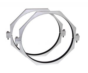 TS-Optics CNC Aluminium Tube Rings for telescopes with 235 mm diameter