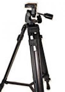 TS-Optics FXT Professional Aluminum Tripod with 3 Segments and 3-way Pan Head - supports up to 9 kg