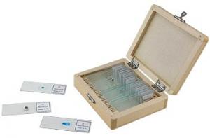 Celestron Dauerpräparate für Mikroskope in Holzbox - 25 Stück