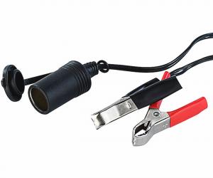 Adapter with Cables to Cigarette Lighter Plug for 12 V Accumulators