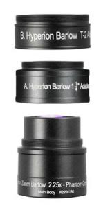 Baader Hyperion 2.25x Barlow Lens w/ 1.25" and T2 Connection