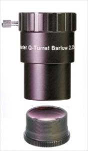 Baader 1,25" Q-Turret Barlow und Foto Konverter - 2.25x und 1.3x