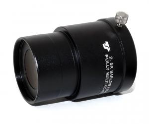 TS-Optics 2" Barlow Lens - 2.5x APO 4-element design - short, telecentric
