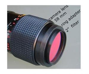 TS-Optics Adapter for 2" filter (M48 thread) to the camera lens filter thread