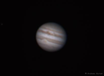 Jupiter mit der TS Astro CCD Kamera
