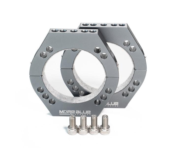 Double Tube Set Rings Teleskop-Express: More Blue tube rings for 60 mm tubes like Mini BORG ...