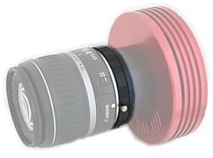 TS-Optics CCD Adapter für Canon EOS Objektive auf M48 - 10 mm Baulänge