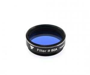 TS-Optics Optics 1.25" Colour Filter Blue #80A - Minimum Aperture 70 mm