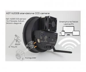 ASTREL - AST16200-B-C-FW - Stand alone Farb CCD Kamera mit Filterrad