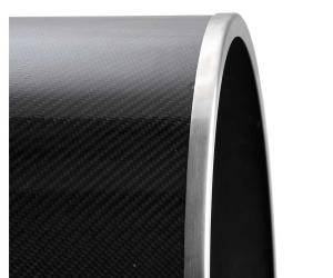 TS-Optics stainless steel end ring for carbon tubes with D= 358 mm