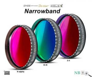 Baader 2 Zoll Narrowband Filterset - H-Alpha, O-III, S-II - 6,5 nm - CMOS optimiert