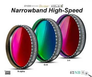 Baader 2 Zoll Highspeed Filterset - H-Alpha, O-III, S-II - 6,5 nm - CMOS optimiert