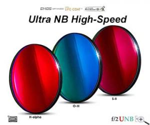 Baader 50.4 mm unmounted Filter Set Ultra-Narrowband Highspeed H-Alpha, O-III, S-II - CMOS optimized