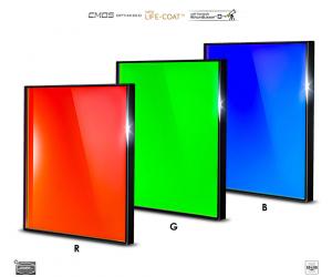 Baader 50x50 mm unmounted RGB filter set - CMOS optimized