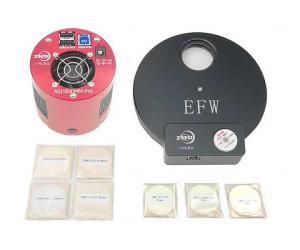 ZWO Kit ASI2600MM Pro - 7-Pos 36 mm Filterrad - 36 mm L-RGB & Schmalbandfilterset