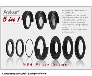 Askar multifunktionaler Filterwechsler - Filterschublade - 10-Teile Set
