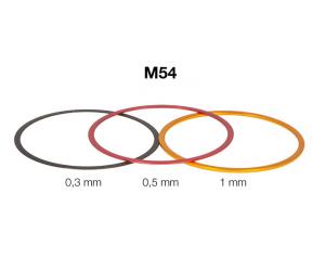 Baader M54 Feinabstimmring-Set - Aluminium - Dicke 0,3 / 0,5 / 1 mm