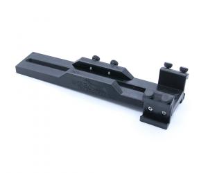 Wega Triplate Guide Scope Holder with 2 Finder Holders, L=25 cm