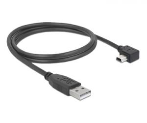 Pegasus Astro 2 Stück USB 2.0 Kabel Typ A auf Typ Mini B gewinkelt, 1,0 m