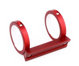 William Optics 50 mm Slide-Base Clamping Guiding Rings - Red