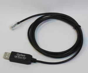 Optec USB Kabel mit integriertem Seriell zu USB Konverter - 3,6 m lang