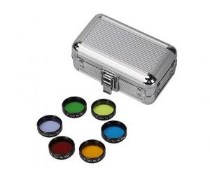 TS-Optics 1.25" filter set - 6 pieces in aluminum case