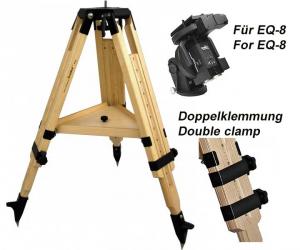 New, but without original packaging: Berlebach Tripod PLANET long version with double clamping for EQ-8