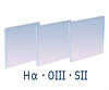 Chroma SII Ha OIII 3 nm f/3 Filter Set, 50x50 mm unmounted