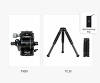 ZWO Set of TC20 Carbon Fiber Tripod and TH10 Fluid Tripod Head for Seestar