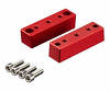 William Optics BK100 Risers, 2 pieces, red