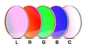 Baader L-RGB-C CCD Filter Set 50.4 mm round filter unmounted