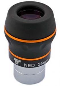 TS-Optics 1,25" ED Okular 25 mm - 60° ebenes Bildfeld, hoher Kontrast