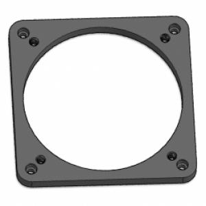 Starlight flat base for 3.5" Feather Touch FTF3500 focusers - adjustable