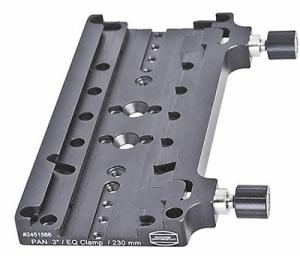 Baader PAN 3"/EQ Prismenklemme, 230 mm, dual für Losmandy und Vixen Level Schienen