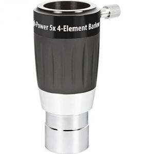 TS-Optics 5x-Premium-Barlowlinse, 1,25&quot; - 4 Elemente, telezentrisch