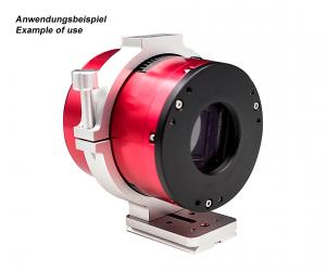 ZWO Fotostativadapter & Haltering für gekühlte ASI Kameras mit D=78 mm