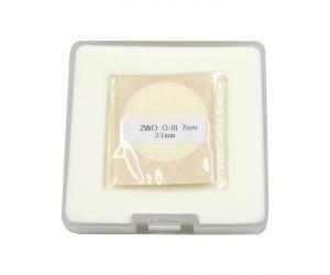 ZWO Narrowband Filter O-III 7 nm - 31 mm unmounted