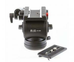 B.I.G. Professional Video Pan Head VN-3000 - 2-way & 3-way camera head for photo tripod