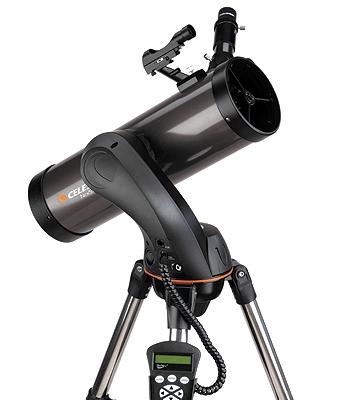  Telescopio newtoniano Nexstar 130 SLT con montatura altazimutale GO-TO +  Barlow 2x con raccordo foto per reflex  