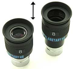  Oculare planetario TS Optics HR Planetary UWA - 60° FOV - 1.25" - 2.5mm di lunghezza focale 