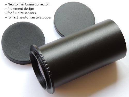  Correttore di coma aplanatico per newton a 4 elementi - design by GPU Optics 