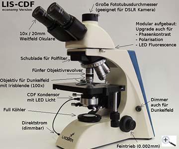 slice Monopoly on Teleskop-Express: Lacerta Infinity Series dark field microscope with 4 PLAN  Lenses