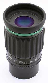  Oculare TS Optics Expanse - barilotto 2" e 1.25" - 70° FOV - elemento ED - lunghezza focale 17mm 