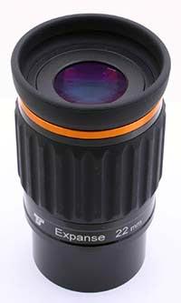  Oculare TS Optics Expanse - barilotto 2" - 70° FOV - elemento ED - lunghezza focale 22mm 