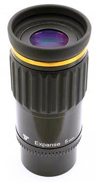  Oculare TS Optics Expanse - barilotto 2" e 1.25" - 70° FOV - elemento ED - lunghezza focale 5mm 