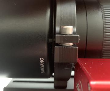 Bahtinovmaske für Samyang 135mm F2 Objektiv 3D Druck 